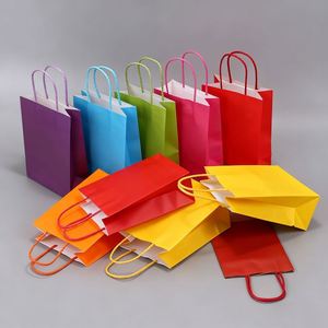 Sacs en papier miniatures personnalisables et recyclables, laminés et découpés, avec logo magnifiquement personnalisé pour les courses en supermarché - Product Image 3