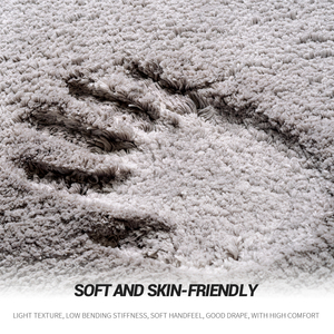 Dada Tùy Chỉnh Nước Thấm Nhanh Chóng Làm Khô Không Trượt Phòng Tắm Thảm Sàn Màu Rắn Dày Fluffy Bé Chống Trượt Tắm Bồn Tắm Thảm - Product Image 4