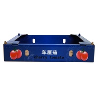 Boîte d'emballage de fruits personnalisée de haute qualité, boîte d'emballage de tomates cerises, fabricant de boîtes en carton ondulé