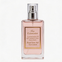 Étiquettes personnalisées rectangulaires pour flacons de parfum - Bordure dorée à chaud & Impression UV - Autocollants de luxe pour emballages de parfum en rouleau