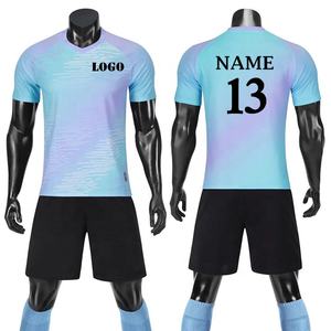 Maglia <span class=keywords><strong>da</strong></span> <span class=keywords><strong>Calcio</strong></span> per Bambini a Prezzo di Fabbrica, Kit Calcistico <span class=keywords><strong>Blu</strong></span>, Completo <span class=keywords><strong>da</strong></span> <span class=keywords><strong>Calcio</strong></span> Personalizzato all'Ingrosso per Uomini e Bambini - Product Image 5