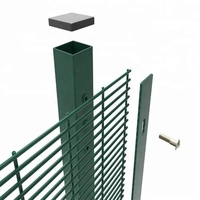 Panel de Cerca de Seguridad 358, Malla de Alambre Soldada Anti-Escalada, Galvanizada Premium, Resistente a Cortes, Protección Duradera para Exteriores