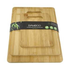 Planche à découper ronde en bois de bambou écologique GGN SR-WCB - Product Image 1