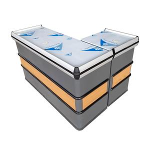 Comptoir de <span class=keywords><strong>caisse</strong></span> en acier pour boutique commerciale, supermarché, éco-responsable, antirouille - Product Image 1