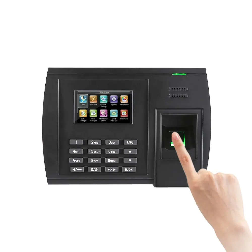Биометрическая машина для доступа по отпечатку пальца с SIM-картой GPRS, с TCP/IP и USB-портом