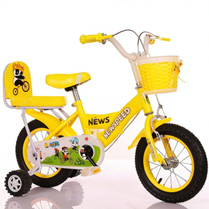 Bicicleta Infantil de Pedales Ordinarios con Ruedas de Entrenamiento Anchas de Acero de Color Personalizado, 12''-20'', para Niños de 2 a 12 Años, NS-528 - Product Image 4