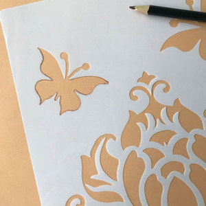 <span class=keywords><strong>Stencil</strong></span> in PVC Riutilizzabili per Decorazione Casa, Modelli Artistici Fai-da-Te per Pittura - Product Image 2