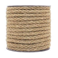 Corde en jute 100% naturelle avec poignée torsadée, haute qualité, durable, pour l'agriculture, l'emballage, l'exportation, couleur personnalisée BD