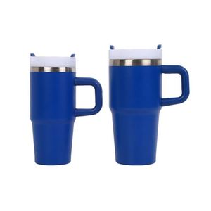 14oz <b>Kids</b> Stainless Steel Vacuum Insulated Cup with Straw Handle Portable Travel Beverage Mug - Product Image 6