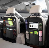 Nouveautés Organisateur de siège arrière de voiture avec support de tablette à écran tactile et poches de rangement Voyage
