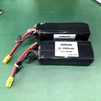 Batterie Lipo 6S 22,2V 22000mAh 275Wh/kg 22Ah, batterie lithium-ion à semi-conducteurs haute puissance pour drone, UAV, VTOL, multirotor