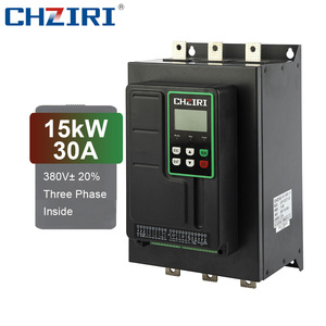 CHZIRI 380V 15kW 30A 3-<strong>Phase</strong> Digital Display Soft <strong>Starter</strong> with CE ISO9001 Certification and Overload Protection for <strong>Motors</strong> - Product Image 1