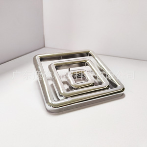 Plastic <b>Sofa</b> Decorative Buckle Square Hollow Accessory 120x120mm Durable Minimalist Design Furniture Hardware - Product Image 4