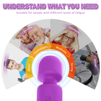 Masseur puissant AV Wand pour femmes, rechargeable par USB, 9 modes, 7 vitesses, étanche IPX7, vibrateur point G, fournisseur OEM ODM, usine