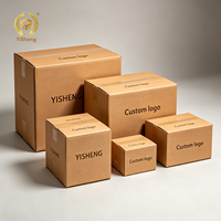 Boîte en carton ondulé personnalisée avec logo imprimé, vente en gros, robuste et durable, boîte d'expédition logistique, carton pliable multi-tailles