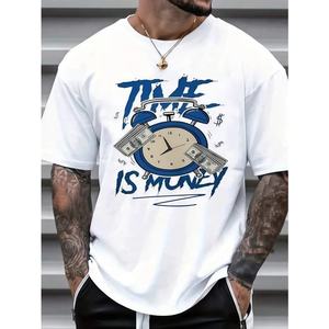 Camiseta de Algodón Enviada en 24 Horas, Ropa Deportiva de Anime, Camisetas Blancas para Hombre para Impresión, Promocionales, Elegantes, al por Mayor - Product Image 1