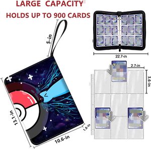 <span class=keywords><strong>2022</strong></span> 1st édition en gros mini 4 9 400 900 poche manches collection cas boîte livre titulaire dossier reliure à anneaux pour poke lun cartes - Product Image 2