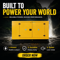 Generator Diesel Super Senyap 75-120kW, Kebisingan Rendah & Konsumsi Bahan Bakar Rendah, Tanpa Sikat, Bebas Perawatan untuk Pusat Data dan Ladang Minyak