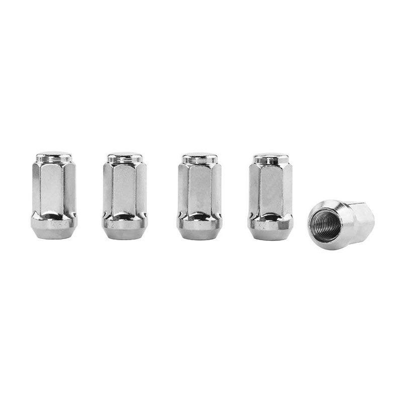 Tuercas De Rueda M10x1.25 Para ATV - 27mm De Alto, Hexágono 21mm, Pack De 5 Unidades, Acero Resistente