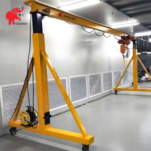 رافعة جسرية محمولة بدون مطروق الأكثر شعبية 1 طن 2 طن 3 طن 5 طن رافعة جسرية متنقلة صغيرة للسفر - Product Image 2