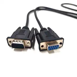 6ft DB9 RS232 seri uzatma erkek dişi kablo DB9 seri uzatma kablosu veri kablosu
