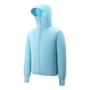 Cooling Hooded Coat With <b>Fan</b> Built In For Youth Sun Protection Wear Summer Lightweight Breathable Outerwear MLXL2XL3XL4XL5XL - Product Image 3