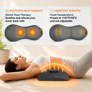 Produit Tendance : Coussins Lombaires et de Siège avec Compresse Chaude et Massage Vibrant, Oreiller Électrique en Mousse à Mémoire de Forme à Réglage de Hauteur - Product Image 3