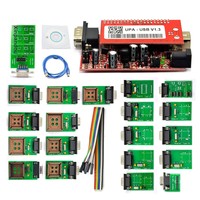 Programador de ECU UPA USB V1.3, Herramienta de Ajuste de Chip Completo con Adaptadores Completos, Programador EEPROM, 1 Año de Garantía, Alta Calidad