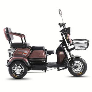 Nuevo <span class=keywords><strong>Triciclo</strong></span> Eléctrico de Carrocería Abierta con <span class=keywords><strong>Asiento</strong></span> Trasero <span class=keywords><strong>Reclinable</strong></span> para 3 Pasajeros, 501-800W, 48V, 35km/h, Autonomía de 30-50km, Certificado CE - Product Image 6