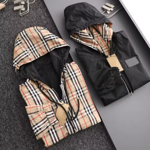 Chaquetas de Hombre de Marcas de Diseñadores de Lujo, Chaqueta Larga Informal con Capucha, Bolsillos, Acolchada, Abrigo de Moda para Hombre - Product Image 1