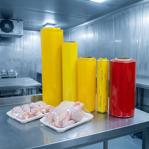 Pellicola Alimentare in PVC <span class=keywords><strong>45</strong></span> cm X 4kg X 10 Mic 12 Mic per Ospitalità, Ristoranti, Cucine Professionali e Studi di Tatuaggi - Product Image 1