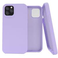 Vente en gros de coques de téléphone en silicone TPU de 2,0 mm pour iPhone, coque de téléphone en silicone souple pour iPhone 12