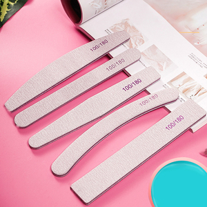 Lyder bán buôn giấy nhám vôi móng tay chuyên nghiệp tập tin 80/100/150/180/240 hai mặt tùy chỉnh in logo <span class=keywords><strong>Top</strong></span> ngựa vằn móng tay tập tin - Product Image 2