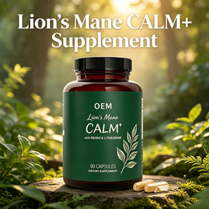 Integratore Alimentare Lion's Mane Calm <span class=keywords><strong>con</strong></span> Reishi e L-Teanina, 90 Capsule - Product Image 2