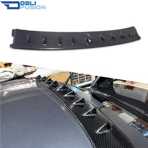 Aileron de toit arrière en fibre de carbone Vortex Generator Shark Fin pour Mitsubishi Lancer EVO 7 8 9 CT9A 2001-2007 - Product Image 1