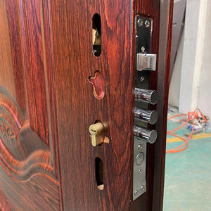 TECHTOP Puertas de Acero de Grado Industrial de Alta Resistencia Antióxido Ignífugo para Almacenes Fábricas Garajes Cerradura Segura - Product Image 5