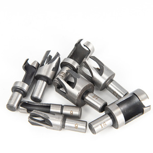 ZHCY Plug Cutting Bits 10 14 17 20mm Carbide Woodworking Drill Bits Round Shank 9.5mm Fast Boring Tool - Product Image 4