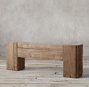 Meubles de salon style rétro récupéré anglais faisceau rectangulaire en bois massif console - Product Image 2