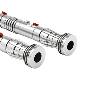 TXQSABER <span class=keywords><strong>DARTH</strong></span> <span class=keywords><strong>MAUL</strong></span> – <span class=keywords><strong>sabre</strong></span> <span class=keywords><strong>laser</strong></span> à poignée en métal amovible à Double lame, sabres à lumière rouge, Flash en cas <span class=keywords><strong>de</strong></span> collision, pour la livraison directe - Product Image 3