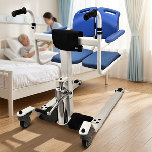 Mobile Transport Commode Toilet Wheel Chair Transfer Beside Commode with MDR - Product Image 1