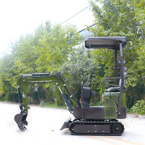 Mini-excavatrice sur chenilles Somate, moteur KOOP, 1,2 tonne, diesel, hydraulique, avec PLC et pompe, haute puissance de creusement, accessoires - Product Image 3