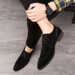 Pakaian Chaussure أوم الجملة سعر المصنع أسود أحذية من الجلد الجودة الايطالية تصميم مخصص للرجال اللباس + أحذية جلدية - Product Image 6