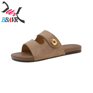 Sandalias de Corcho de Lujo para Mujer, Sandalias de Verano para Exteriores, Pantuflas de Corcho para Mujer - Product Image 3