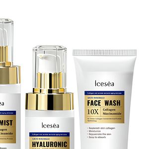 Set de Cuidado Facial 4 en 1 con Ácido Hialurónico y Ceramidas, Fórmula Revitalizante, Antiarrugas, Antienvejecimiento y Blanqueadora, 10X - Product Image 6