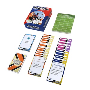 Jeu de cartes de fête sur le thème du football écologique, activité de team building personnalisable avec cartes mates et règles, jeu de société familial - Product Image 6