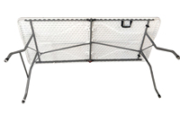 Portable extérieur balcon facile pliable cuisine Table à manger restauration Banquet pique-nique en plastique blanc pliant Camping Table
