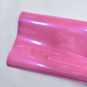 ฟิล์มพีวีซีไวนิลแอร์บับเบิ้ลสำหรับตกแต่งภายนอกรถยนต์ฟิล์มห่อพลาสติกมีกาวในตัวสีชมพูม่วง - Product Image 6