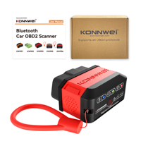 Escáner OBD2 Bluetooth 5.0 KONNWEI KW906, ELM327 V1.5, Herramienta de Diagnóstico de Fallas de Automóviles OBDII para Android/iOS, Lector de Códigos