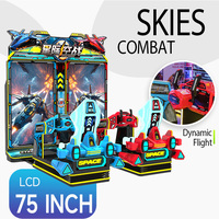 Simulador de Vuelo Jiaxin, Gran Éxito de Ventas, Asientos Dinámicos, Pantalla Grande 4K HD, 5 Juegos, Simulador de Carreras en Venta