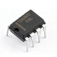 TDA2822 TDA2822N Orijinal Elektronik Bileşen Tedarikçileri 6mA 2 Kanallı DIP-8 Ses Amplifikatörleri RoHS